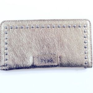 The Sak Sanibel Leather Pyrite Metallic Wallet